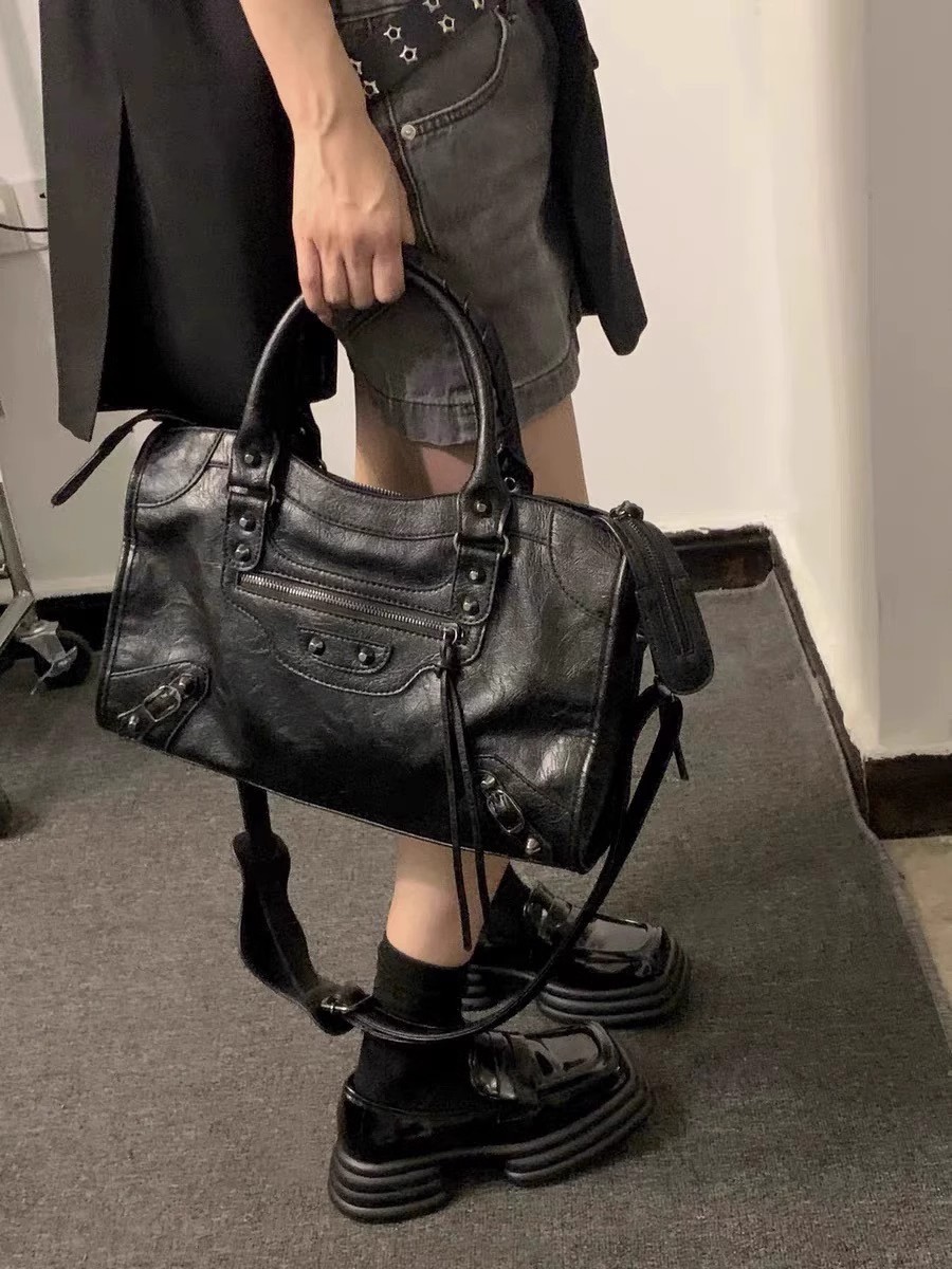 Luxury Bags Vip - Klinknagel motortas Hoogwaardige schoudertas met grote