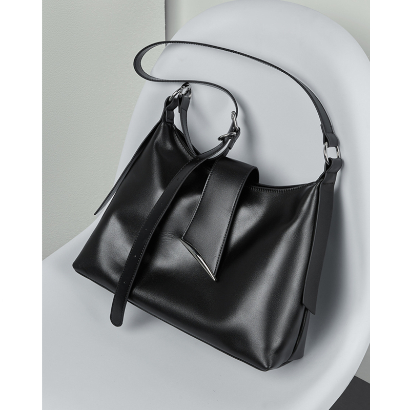Luxury Tote Bags With Zipper - Hifashion Koeienhuid Echt Leer Grote Hobo