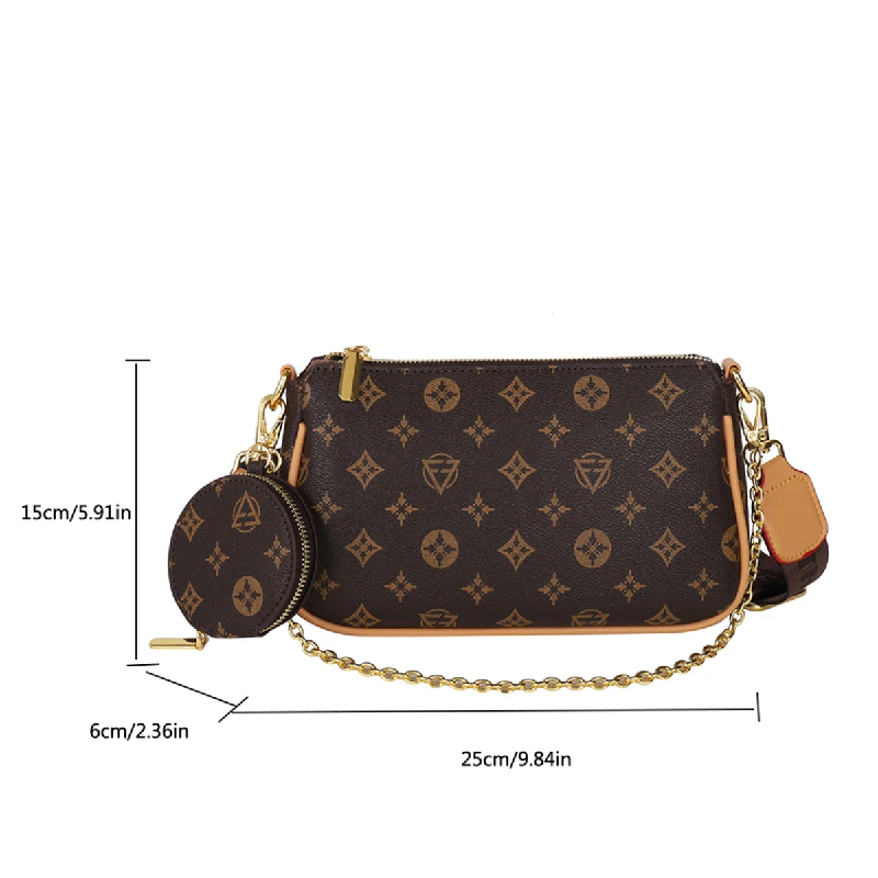 Damesmode Schoudertas met bloe - Luxury Bags Vip recensie en prijs
