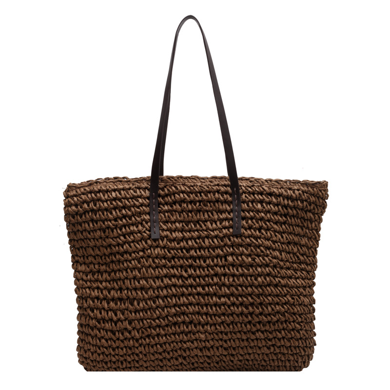 Strooien geweven draagtassen,  - Luxury Tote Bags With Zipper recensie en prijs