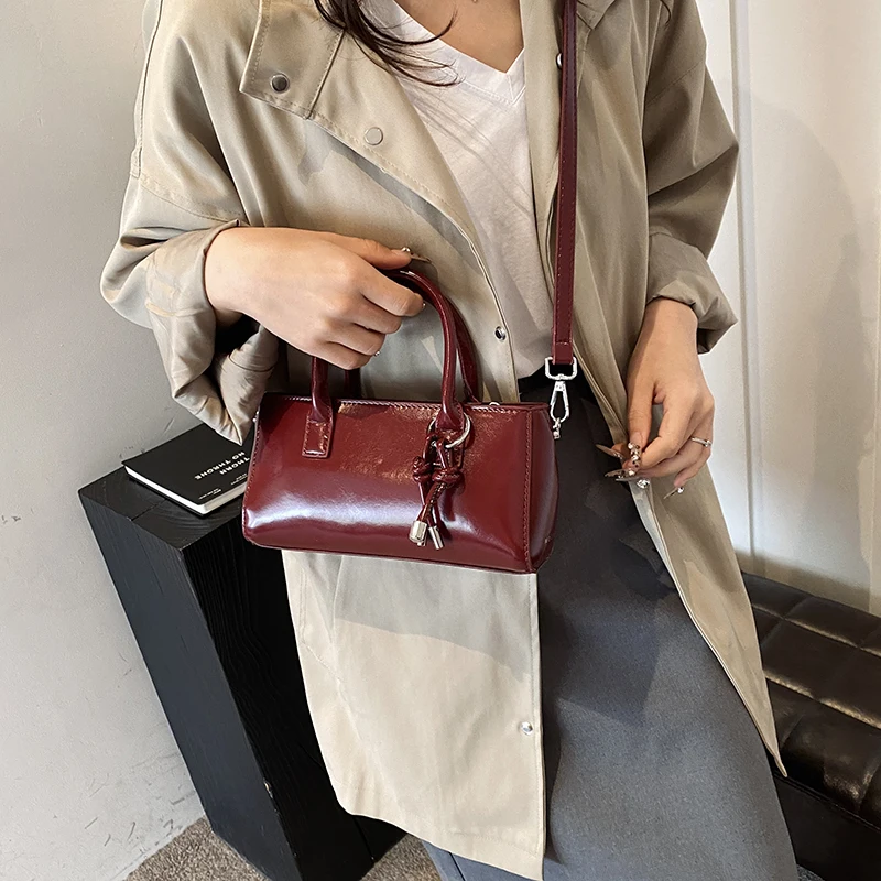 Linkerkant Kleine PU Lederen T - Luxury Y2K Bags recensie en prijs